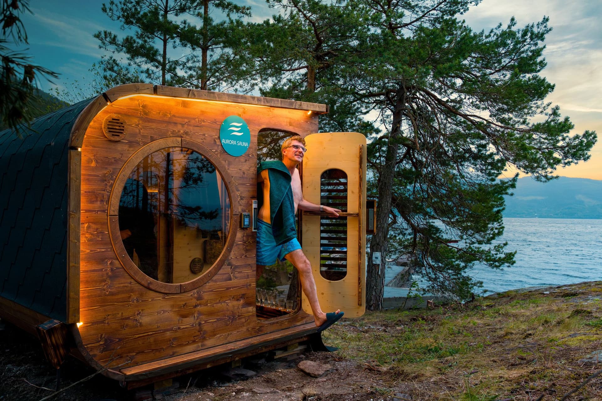 Aurora Sauna - Sørlandet Feriesenter, Risør. - Image
