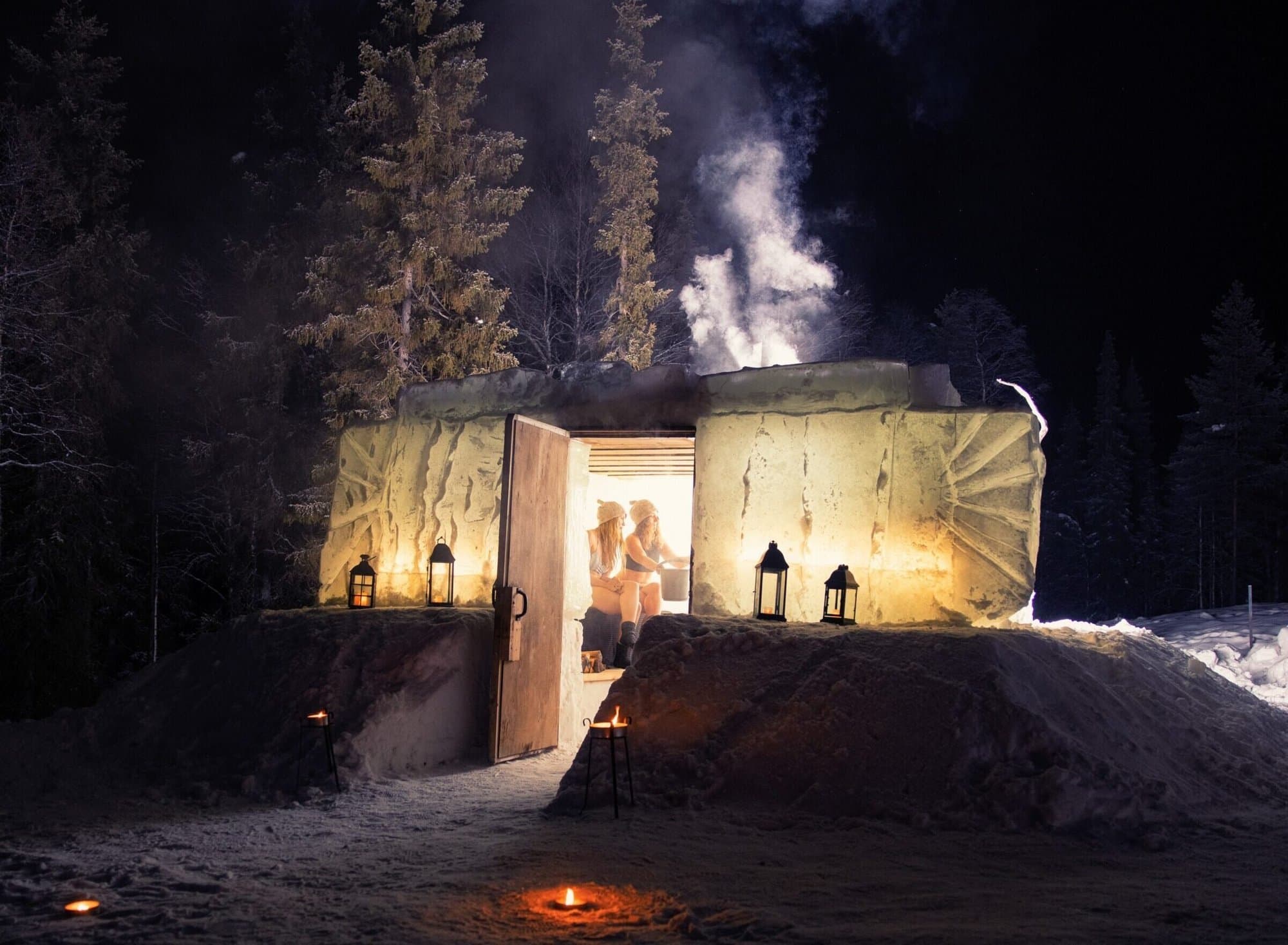Pyhäpiilon jääsauna - Image